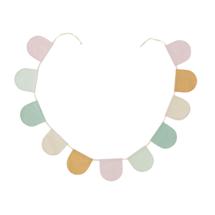 Декор La Forma (ех Julia Grup) Подвесной декор Nami в виде флажков пастельных цветов из 100% органического хлопка (GOTS) арт. 109430