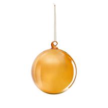 Декор La Forma (ех Julia Grup) Aucan большой оранжевый стеклянный елочный шар арт. 181409