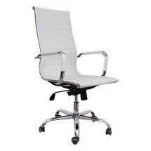 Кресло компьютерное AksHome Кресло поворотное Elegance, белый, экокожа арт. ZN-125922