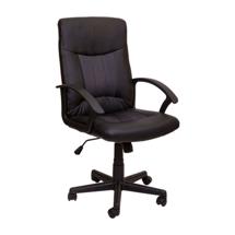 Кресло компьютерное AksHome Кресло поворотное Polo, чёрный, экокожа арт. ZN-126047