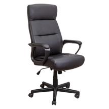 Кресло компьютерное AksHome Кресло поворотное Paulo, чёрный, экокожа арт. ZN-126033