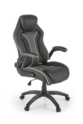 Кресло компьютерное Halmar Кресло компьютерное Halmar HAMLET (черный/серый) арт. V-CH-HAMLET-FOT
