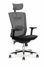 Кресло компьютерное Halmar Кресло компьютерное Halmar AMBASADOR (черный/серый) арт. V-CH-AMBASADOR-FOT