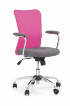 Кресло компьютерное Halmar Кресло компьютерное Halmar ANDY (серый/розовый) арт. V-CH-ANDY-FOT-ROZOWY