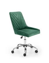 Кресло компьютерное Halmar Кресло компьютерное Halmar RICO (темно-зеленый/хром) арт. V-CH-RICO-FOT-C.ZIELONY