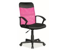 Кресло компьютерное Signal Кресло компьютерное SIGNAL Q-702 (розовый/черный) арт. OBRQ702RC