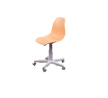 Кресло компьютерное ZiP-mebel Кресло Смузи белый/ персиковый арт. Z001900A00-1