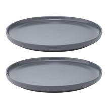 Набор посуды Tkano Набор из двух тарелок темно-серого цвета из коллекции essential, 20 см арт. TK22-TW_PL0011