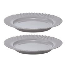 Набор посуды Tkano Набор из двух тарелок темно-серого цвета из коллекции edge, 21 см арт. TK22-TW_PL0015