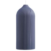 Свеча Tkano Свеча декоративная синего цвета из коллекции edge, 16,5 см арт. TK22-CND0002
