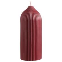 Свеча Tkano Свеча декоративная бордового цвета из коллекции edge, 16,5см арт. TK22-CND0020