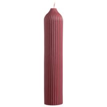 Свеча Tkano Свеча декоративная бордового цвета из коллекции edge, 25,5см арт. TK22-CND0021