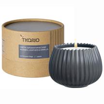 Свеча Tkano Свеча ароматическая nutmeg, leather & vanilla из коллекции edge, серый, 30 ч арт. TK23-ARO0030