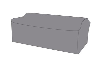 Абажур 4SIS Защитный чехол на диван Капучино, трехместный 221×89×80 см, цвет серый арт. б/а