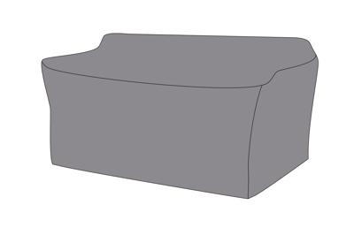 Абажур 4SIS Защитный чехол на диван Касабланка, двухместный 159×82×70 см, цвет серый арт. б/а