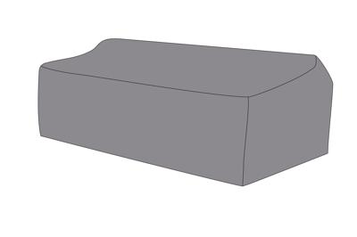 Абажур 4SIS Защитный чехол на диван Гранада, трехместный 200×90×56 см, цвет серый арт. б/а