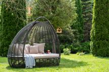 Абажур 4SIS "Тенерифе" плетеная кровать, цвет бронзовый арт. YH-L23119W Bronze