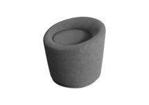 Абажур Ellipsefurniture Пуф E5.3 (серый, рогожка) арт. KP010202040401