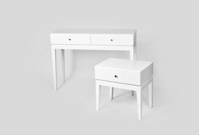 Абажур TorySun Дизайнерский туалетный столик Static Modern, белый, 90Х35 в. 75 арт. 203-90-h75