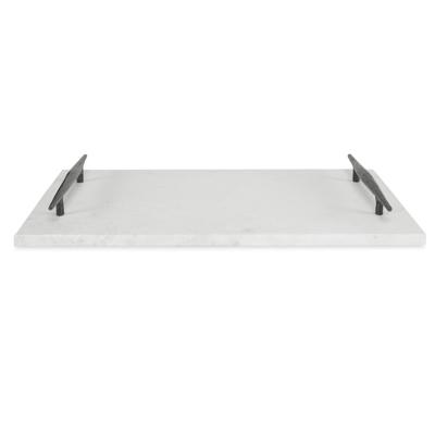 Абажур Uttermost Поднос Get a Grip Tray - White Marble арт. ZN-410522