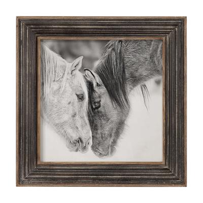 Абажур Uttermost Картина КУСТОМ БЛЭК ЭНД ВАЙТ ХОРС/CUSTOM BLACK AND WHITE HORSES арт. ZN-410435