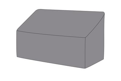 Аксессуар 4SIS Защитный чехол на диван Канны, двухместный, цвет серый арт. б/а