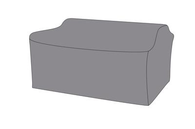 Аксессуар 4SIS Защитный чехол на диван Капучино, двухместный 170×86,5×81,5 см, цвет темно-серый арт. б/а