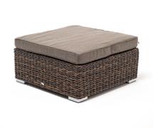 Аксессуар 4SIS "Лунго" плетеная оттоманка с подушкой (гиацинт), цвет коричневый арт. YH-S4019W-1-TW brown