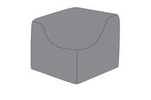 Аксессуар 4SIS Защитный чехол на модуль Лунго угловой 86×86×65 см, цвет темно-серый арт. б/а