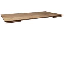 Аксессуар AksHome Столешница САНГАЙ раздвижной, 160(220)*80, дуб натуральный / рама черный арт. ZN-381543