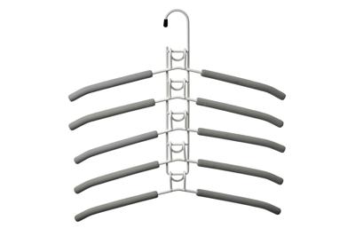 Аксессуар Bradexhome Вешалка-трансформер для одежды Гинго 5 в 1 серая арт. TD 0723