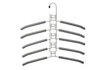 Аксессуар Bradexhome Вешалка-трансформер для одежды Гинго 5 в 1 серая арт. TD 0723