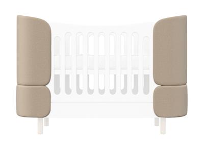 Аксессуар Ellipsefurniture Комплект чехлов для кроватки-трансформера KIDI Soft (бежевый) арт. TX02470103801