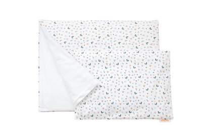 Аксессуар Ellipsefurniture Постельное бельё в детскую кроватку «Цветочки веточки» (сатин). Состав: наволочка 40*32 см, пододеяльник 90*110 см арт. TX02441940645