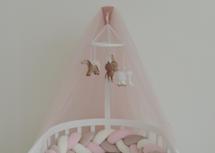 Аксессуар Ellipsefurniture Балдахин "Розовый жемчуг" (фатин) арт. EBABCA05512505