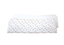 Аксессуар Ellipsefurniture Мягкие бортики для кроватки KIDI soft "Домики" (кант, сатин) арт. TX02458140146