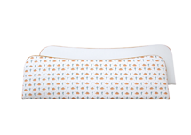 Аксессуар Ellipsefurniture Мягкие бортики для кроватки KIDI soft "Жёлтые динозаврики" (кант, сатин) арт. TX02458140246