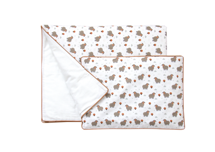 Аксессуар Ellipsefurniture Постельное бельё в детскую кроватку «Серые овечки» (кант, сатин). Состав: наволочка 40*32 см, пододеяльник 90*110 см арт. TX02441940145