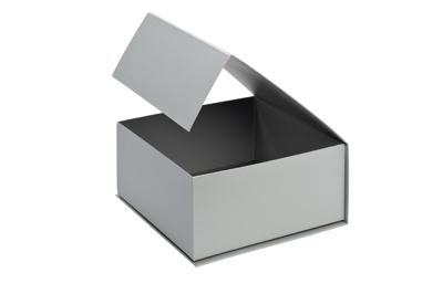 Аксессуар Garda Decor 7586.10 Коробка подарочная Амейз (Amaze) 26*25*11см, серебристая арт. 7586.10