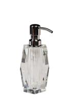 Аксессуар Garda Decor XX230921 Диспенсер для мыла стекло прозрачное 6,5*h.18см (50мл) арт. XX230921