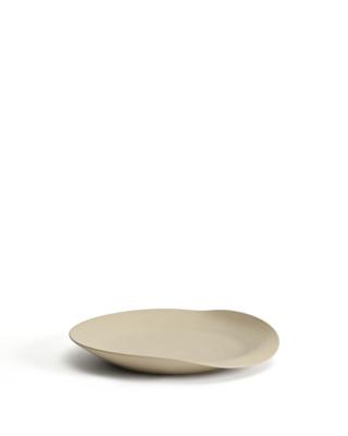 Аксессуар La Forma (ех Julia Grup) Керамический поднос Ebenor бежевого цвета Ø 30 см арт. 422343