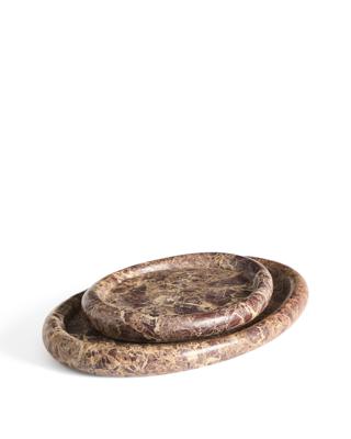 Аксессуар La Forma (ех Julia Grup) Поднос Lenorel из бордового мрамора 30 x 23 см арт. 436978