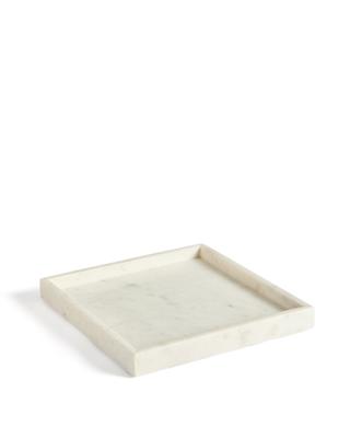 Аксессуар La Forma (ех Julia Grup) Поднос Serela из белого мрамора 35 x 35 см арт. 437022
