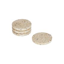 Аксессуар La Forma (ех Julia Grup) Verna набор из 4 подставок под кружки, белый терраццо арт. 099818