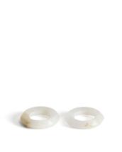 Аксессуар La Forma (ех Julia Grup) Набор из 2 колец для салфеток Noreli из алебастра арт. 425307