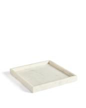 Аксессуар La Forma (ех Julia Grup) Поднос Serela из белого мрамора 35 x 35 см арт. 437022