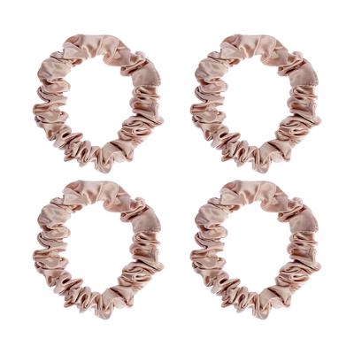 Аксессуар Tkano Набор из 4 шелковых резинок для волос цвета пыльной розы из коллекции essential арт. TK24-HTS0001