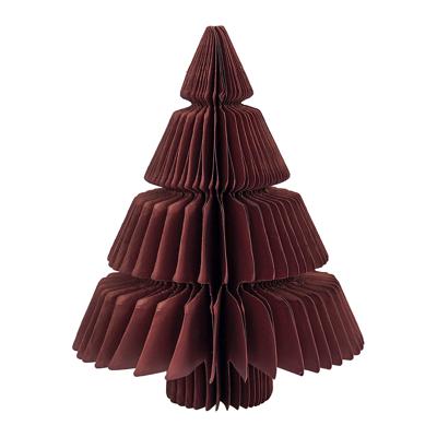 Аксессуар Tkano Декор новогодний honeycomb tree бордового цвета из коллекции new year essential, 18 см арт. TK23-NY_CTR0017