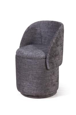 Аксессуар Top concept Пуф с кручением Bubble, микромех Rozy dark grey арт. 24687