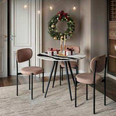 Аксессуар Top concept Стол круглый Nick 90, керамика глянцевая Panda White арт. 22295